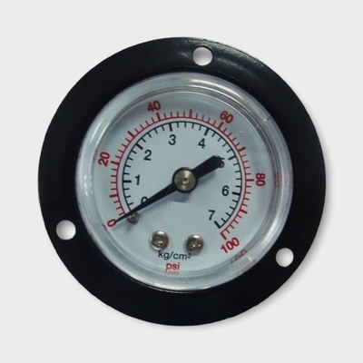 パネル取り付けのガス40mmのための真鍮の関係の圧力計1/8 NPTの圧力計