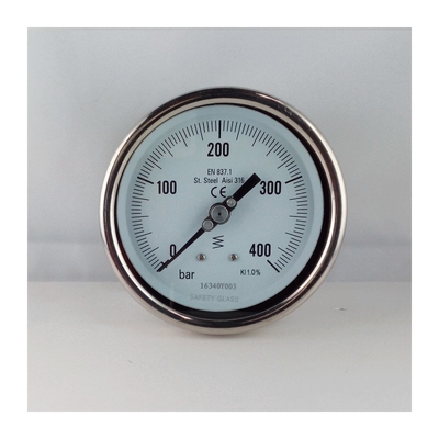 衛生産業のためのステンレス鋼クランプ タイプ ダイヤフラムの圧力計