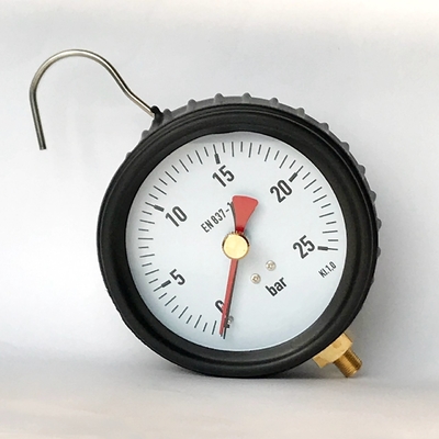 100mmのステンレス鋼の圧力計のステンレス鋼の液体の満たされた圧力計