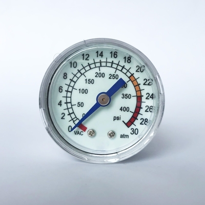 軸方向台紙の衛生学の圧力計30自動支払機の明るいインフレーションのスポイトの圧力計