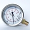 NPT 2500kPaの油圧2.5インチの圧力計の二重スケールの圧力計のシリコーン油